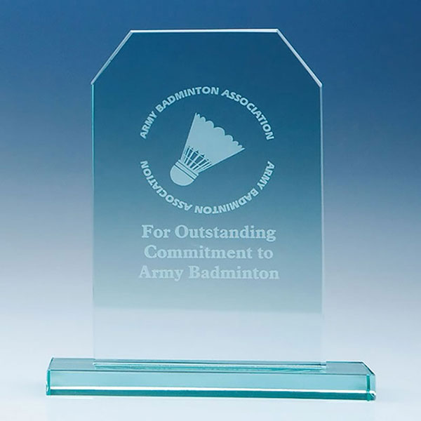 4in x 6in Jade Glass Honour Award