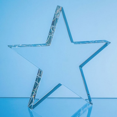 10cm Free Standing Optical Crystal Star Award