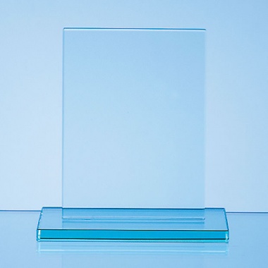 10mm Jade Glass Rectangle Award 20cm x 17.5cm
