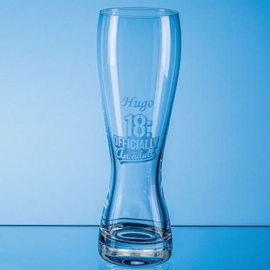 Curved Pilsner Beer Glass 0.395ltr