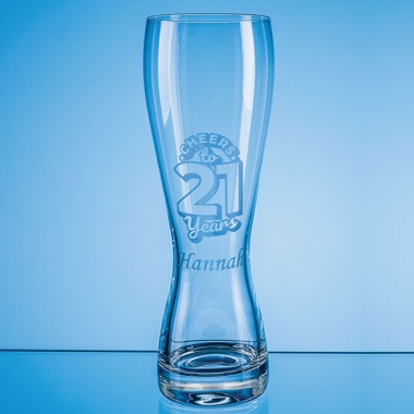 Curved Pilsner Beer Glass 0.67ltr