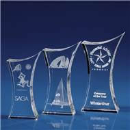 Trophy Corporate Awards with 3D Laser Engraving
