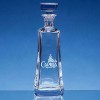 Engraved Crystalite Aretzo Tapered Decanter