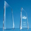 18cm Optical Crystal Facetted Peak Award