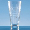 25cm Diamante Conical Vase with Heart Shape Cutting
