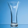 25cm Clear Glass Neptune Plain Trumpet Vase