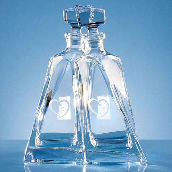 Pair Lovers Crystalite Decanters CB10