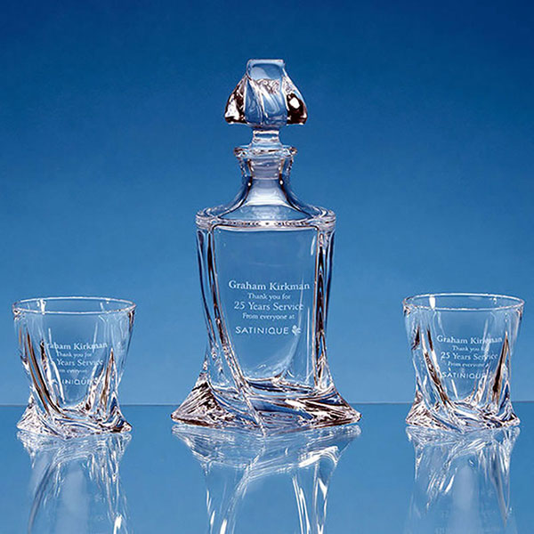 Spirit Decanter & Tumblers Boxed Gift Set