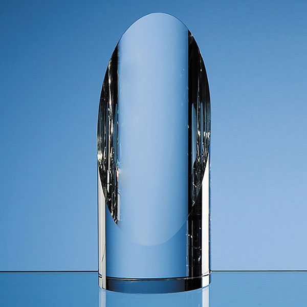 6.5in Optical Crystal Cylinder Award
