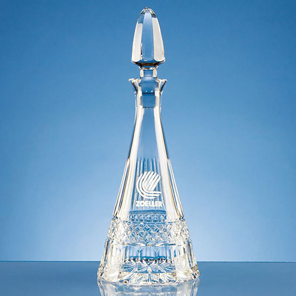 Engraved Crystal Decanters with Custom Engraving
