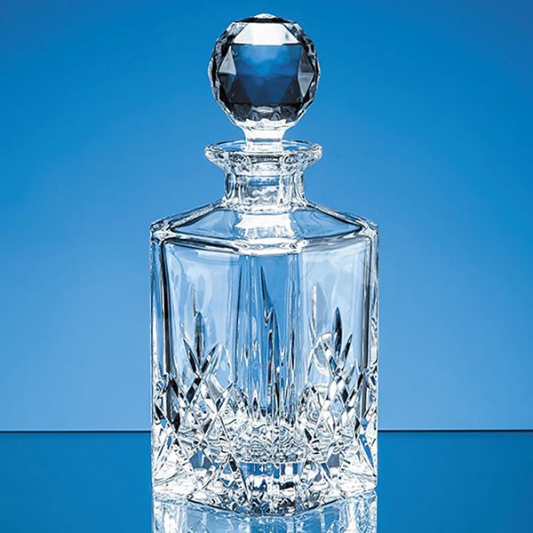 Engraved Crystal Decanters with Custom Engraving