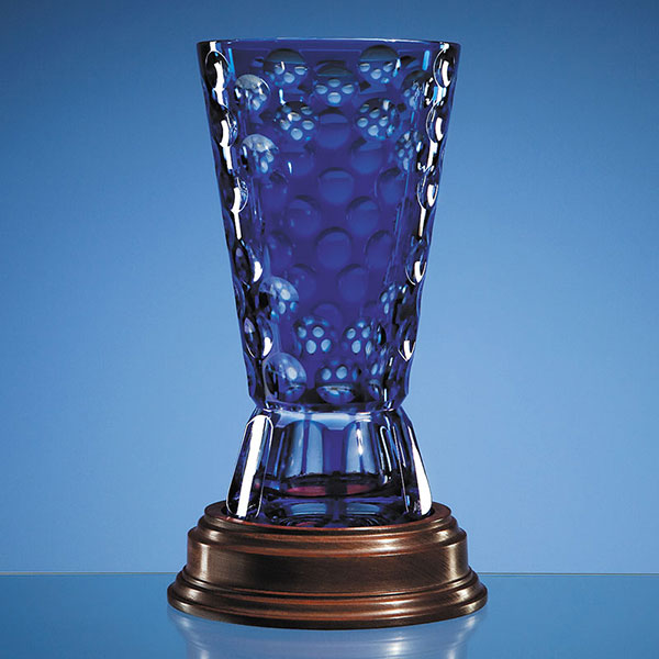 Mario Cioni Kono Blue Panelled Vase