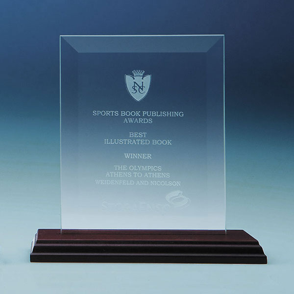 Engraved Crystal Plates & Curved Plaques from CrystalAwardsSupplier.co.uk