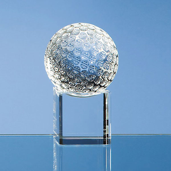 60mm Golf Ball on Clear Base