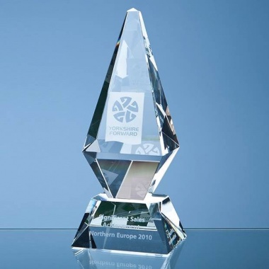 25cm Optical Crystal Glacier Award
