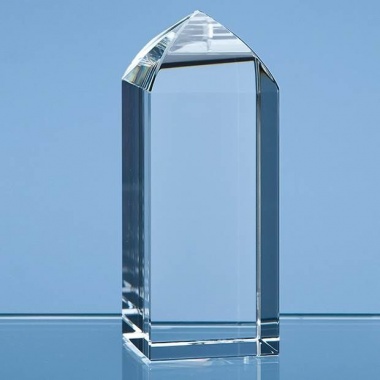 10cm Optical Crystal Mini Tower Rectangle