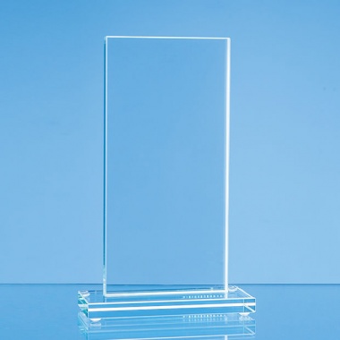 Jade Glass Tall Rectangle Award 24cm x 9.5cm x 12mm