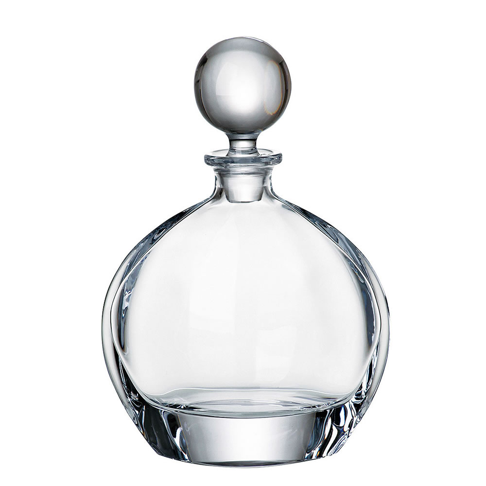 Engraved Round Crystal Decanter CB11