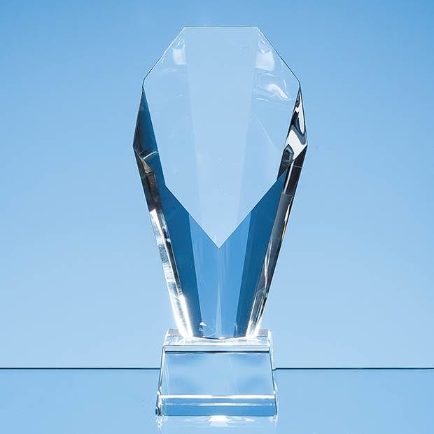 Optical Crystal Mounted Diamond Award 23.5cm