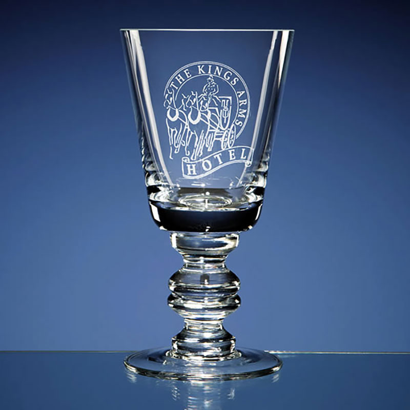 crystal goblets