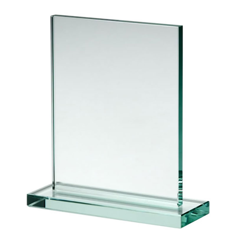 12cm x 9cm x 10mm Jade Glass Rectangle Awards