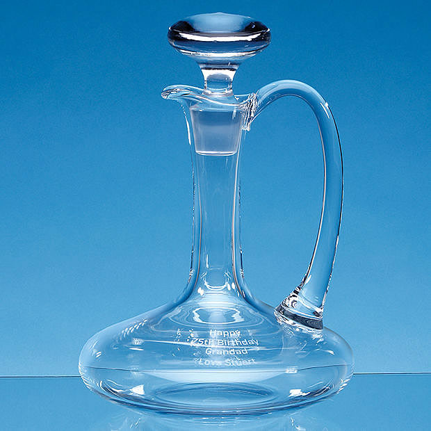 Handmade 1ltr Wine Carafe with Large Handle