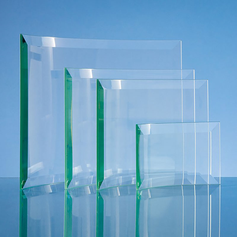 9in x 7in Curved Jade Glass Plaques