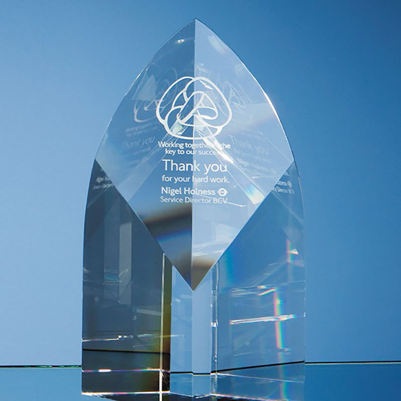 20cm Optic Crystal Arch Award