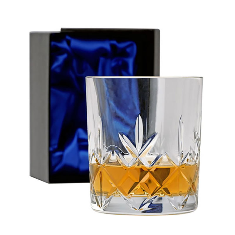 Cut Glass Whisky Tumbler In Gift Box